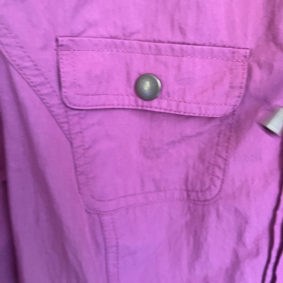 Allison Daley Without Tags Jacket Long Sleeve Full Zip Windbreaker Rose Pink L - Picture 5 of 12